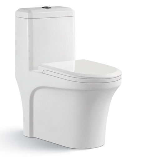 Gulvst�ende Toalett | Dobbelspyling | Moderne Design