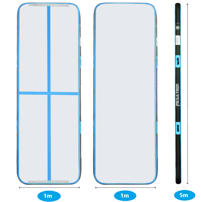 AirTrack | Air Volt Track | Enkel montering og oppbevaring | 5x1 m | Bl�