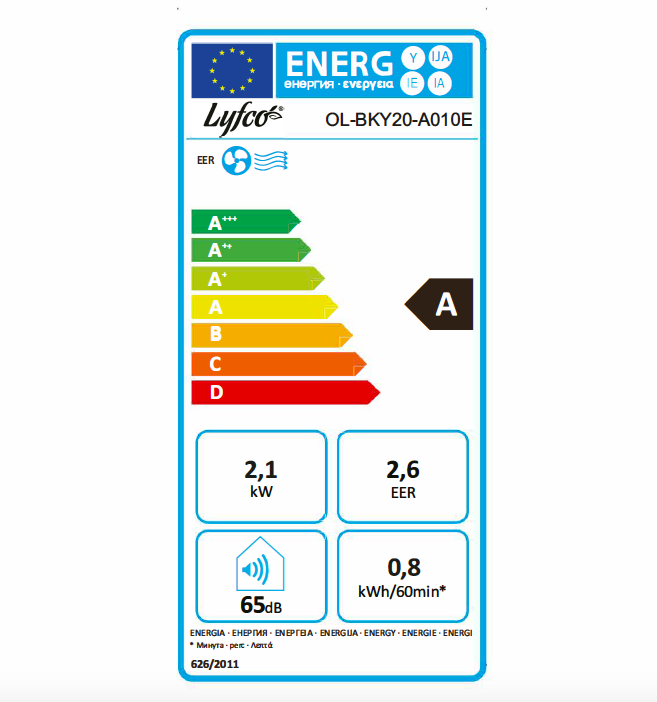 Klimaanlegg for 28m | UltraSilence | 7000BTU | Lyfco