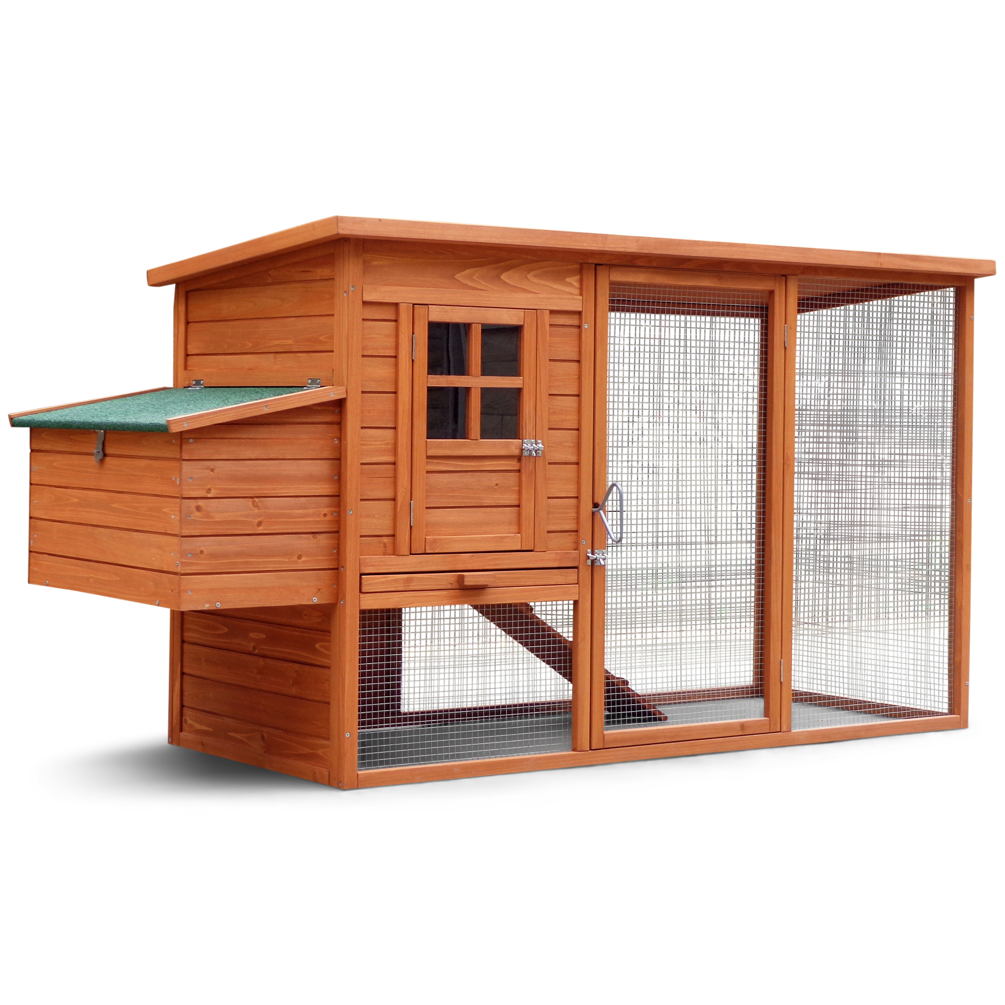 Hnsehus med hnsegrd | Lett  rengjre | Ferdig byggesett | 2x0,7x1m