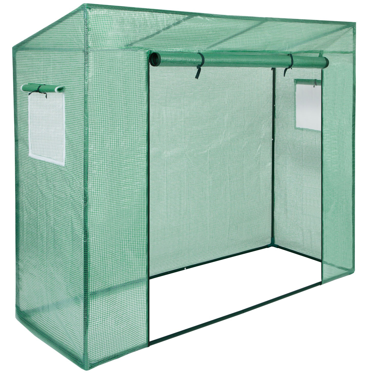 Drivhus i plast 1,54m² | Stålramme med PE plastdeksel Drivhus i plast 1,54m² | Stålramme med PE plastdeksel