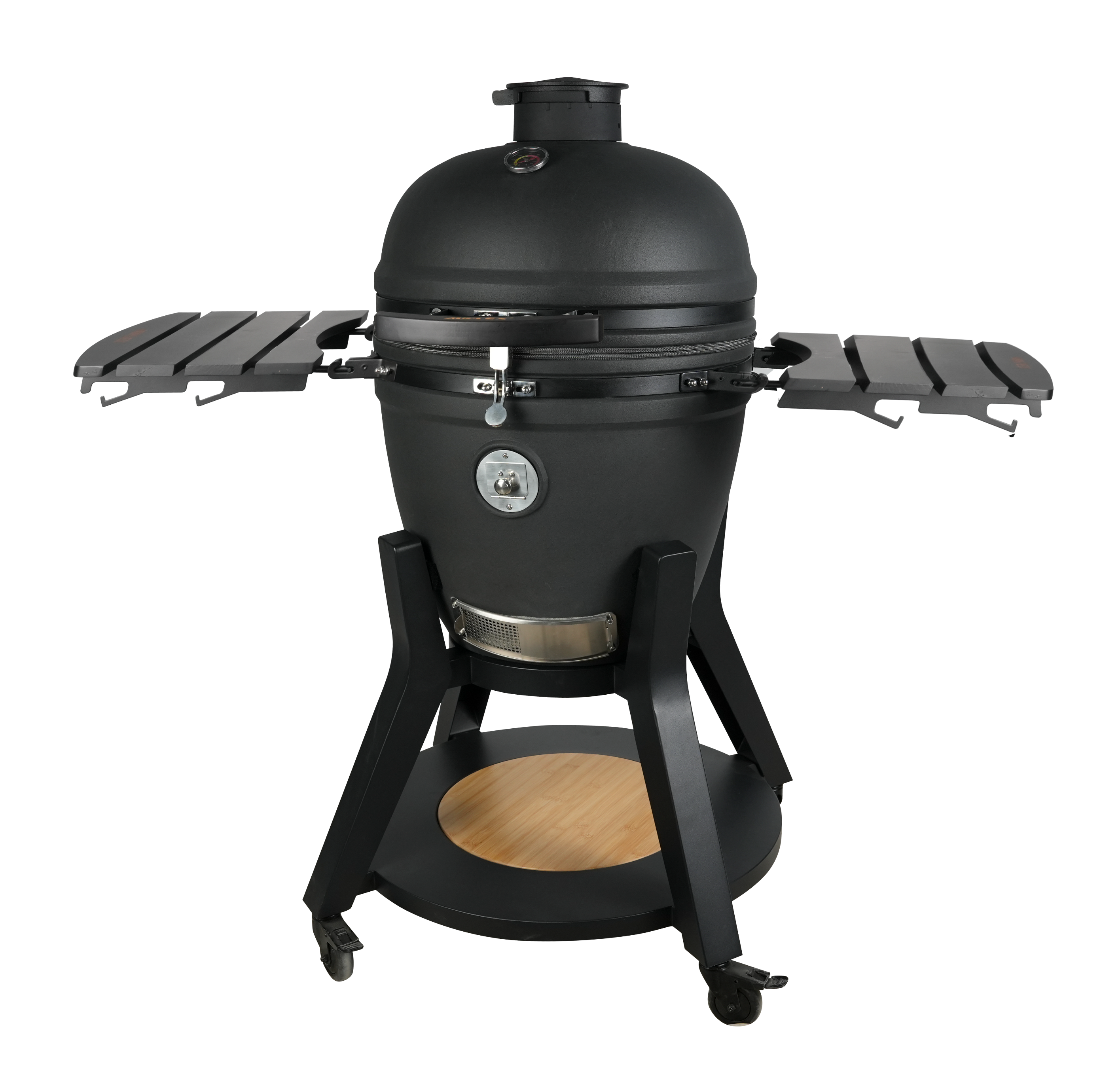 21" Pro Kamado | Premium keramisk grill med topp- og bunnventil | Air Hinge og HDPE-sidebord