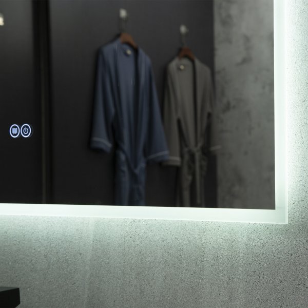 Baderomspakke | Kommode, skjenk og LED-speil | Mikser inkludert Baderomspakke | Kommode, skjenk og LED-speil | Mikser inkludert