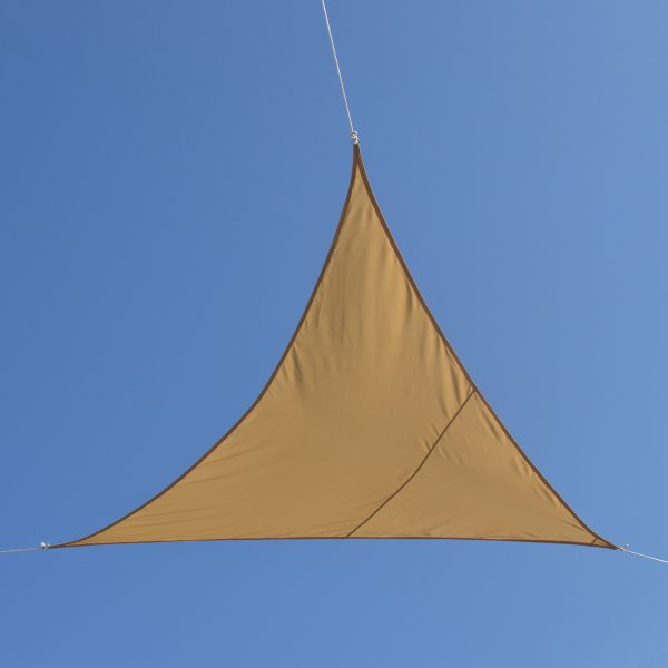 Trekantet solseil - Beige