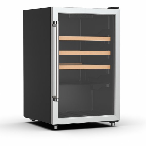Frittstående vinkjøler for 61 flasker | Støysvak | 50cm bred Frittstående vinkjøler for 61 flasker | Støysvak | 50cm bred