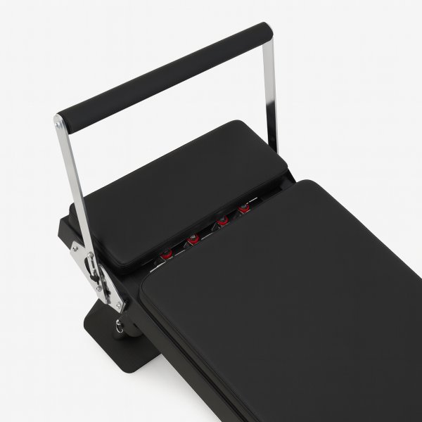 Pilates reformer med half trapeze | Kompakt pilatesmaskin for hjem, studio og rehab