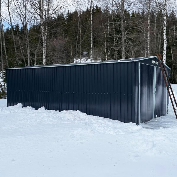 Metall garasje 23m² | Komplett byggesett | Premium Metall garasje 23m² | Komplett byggesett | Premium