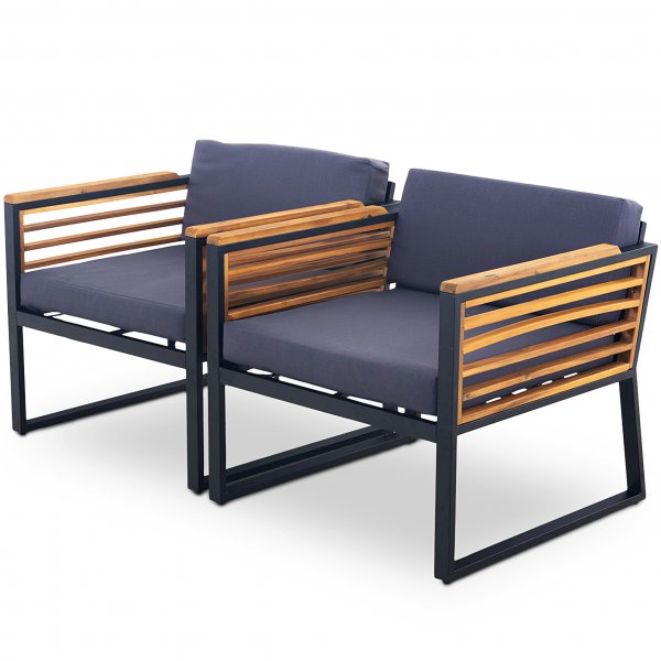 Loungegruppe i FSC-sertifisert akasietre - Duvholmen Loungegruppe i FSC-sertifisert akasietre - Duvholmen