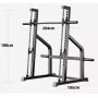 Smithmaskin for hjemmegym | Vertikal stangbane, 150 kg maks belastning