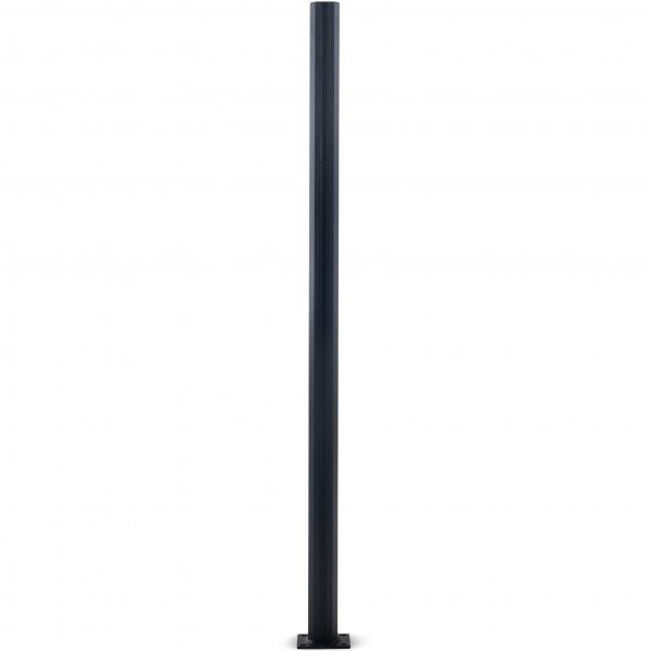 Hjørnestolpe for glassrekkverk - 90 grader | Svart Hjørnestolpe for glassrekkverk - 90 grader | Svart