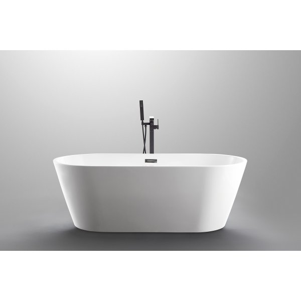 Frittst�ende badekar i hvit akryl 150 cm | Medea