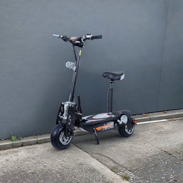 Elsparkesykkel 1000W med sete | 38 km/t | Sammenleggbar | Lyfco