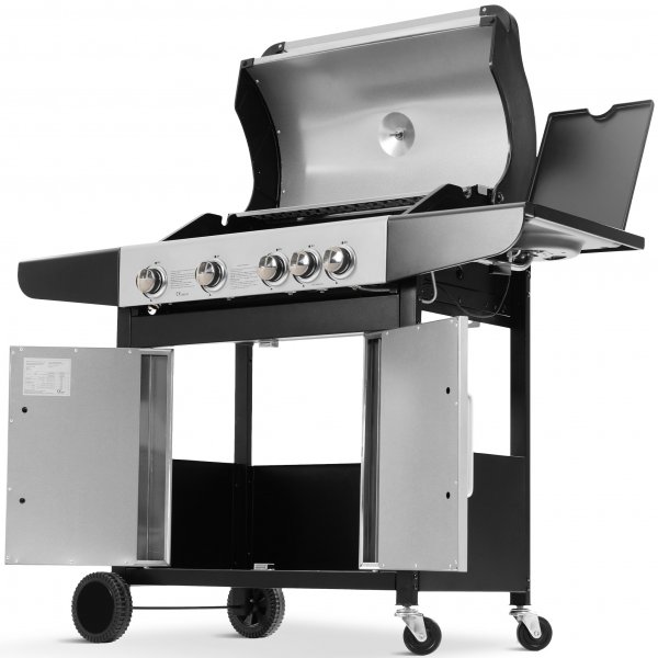 Gassgrill med 4 rustfrie brennere - Charleston Gassgrill med 4 rustfrie brennere - Charleston
