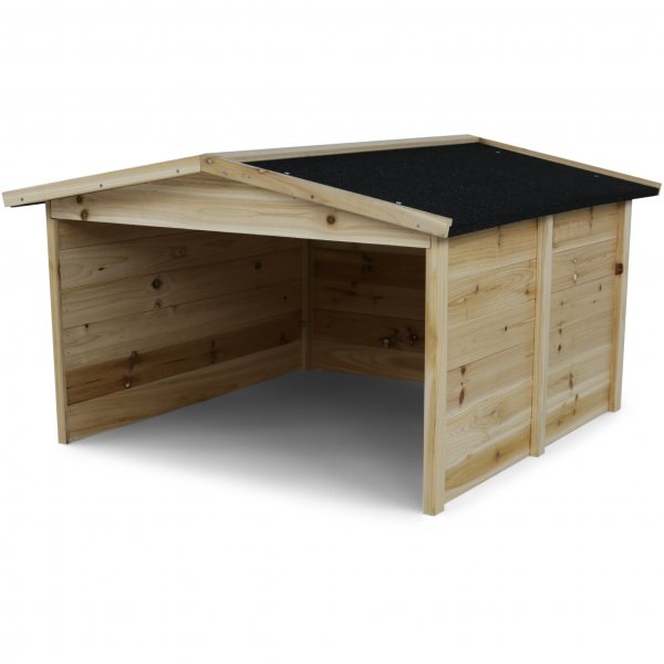 Garasje til robotgressklipper 87 x 80 cm | Beskytter mot regn og sol