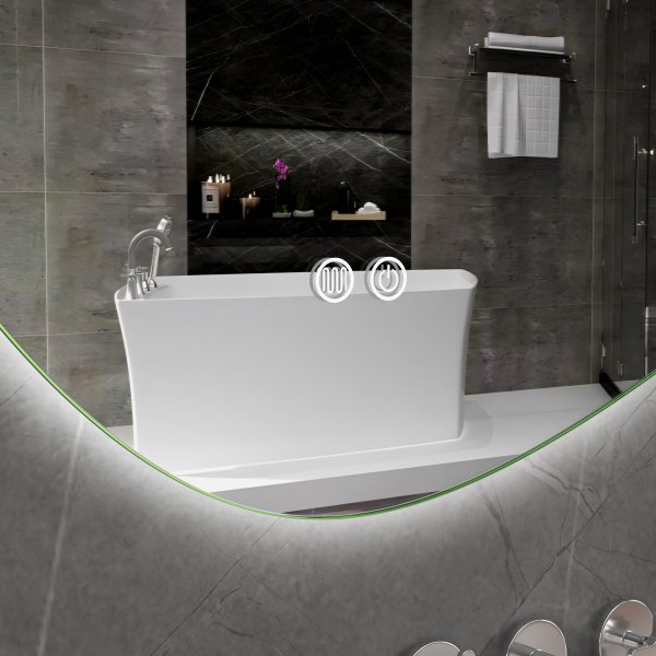 LED-speil med antiduggfunksjon | dimbart lys | Lyfco LED-speil med antiduggfunksjon | dimbart lys | Lyfco