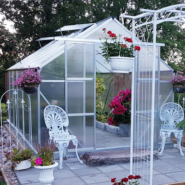 Drivhus 10,7m | Hy dyrkingshyde | 6mm kanal plast