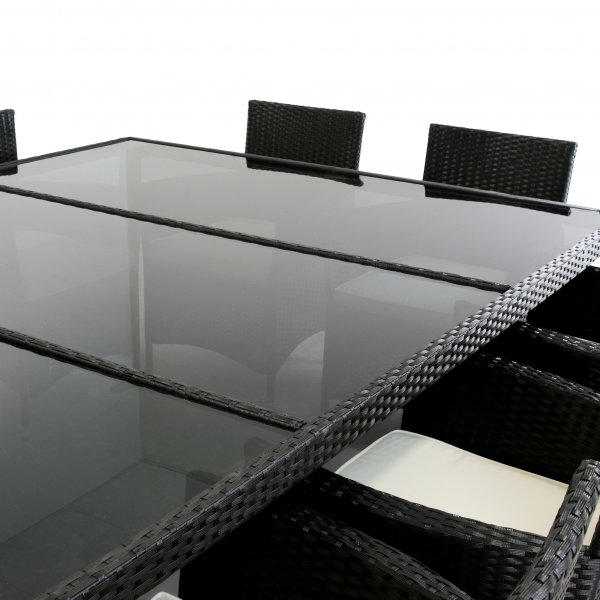 Stor utemøbelgruppe 220x160cm - 10 stoler Stor utemøbelgruppe 220x160cm - 10 stoler