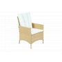 Loungesett med bord i beige | 2 stoler | 2-seters sofa | Gillinge