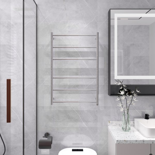 Elektrisk hndkletrker 60x90x12cm | Brstet stl | OH-007