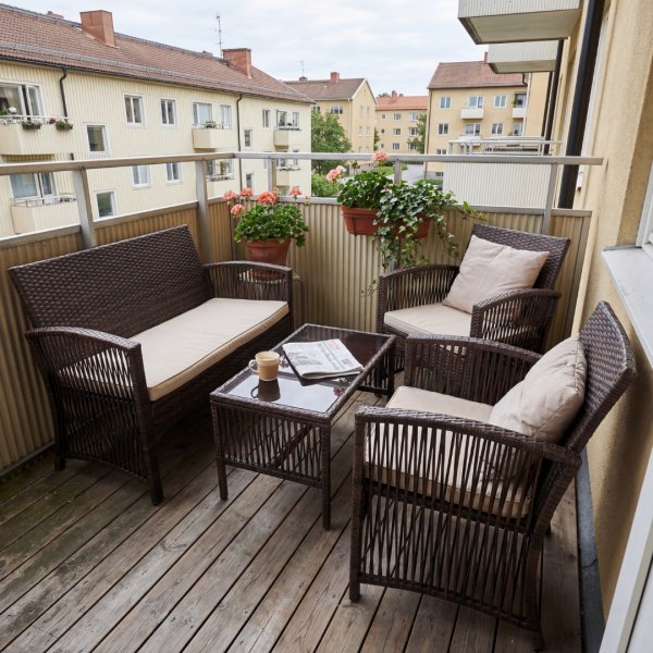 Luksuri�s sofagruppe for balkongen | Lyfco Dalsj�