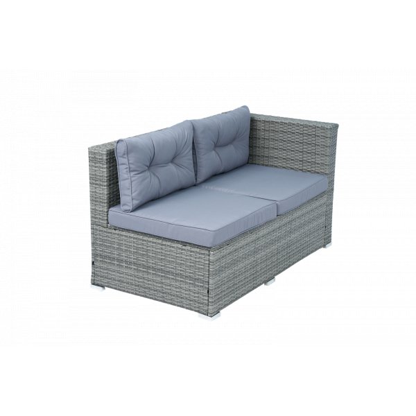 Sofagruppe med puteforvaring | Hj�rnesofa | Bord | Gr� | Lilla Djursvik