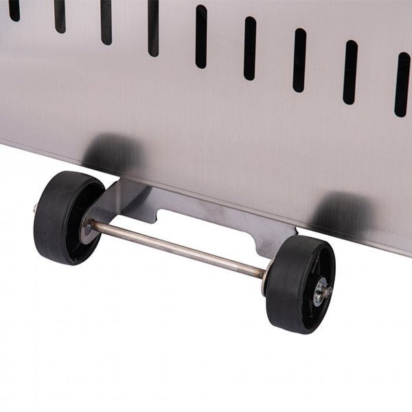 Gassdrevet terrassevarmer 13 kW | Pyramidformet | Rustfritt stål Gassdrevet terrassevarmer 13 kW | Pyramidformet | Rustfritt stål