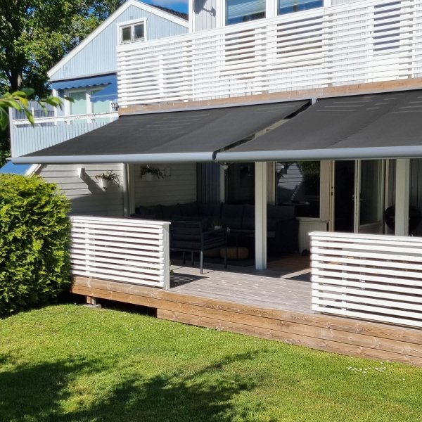 Terrassemarkise helkassett 4x3m | Motor & fjernkontroll | Metalcraft Terrassemarkise helkassett 4x3m | Motor & fjernkontroll | Metalcraft