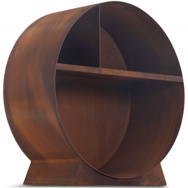 Vedstativ 3mm cortenstl | Rundt