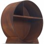 Vedstativ 3mm cortenstl | Rundt