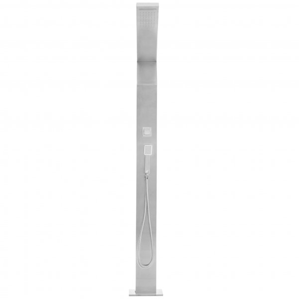 Utedusj med takdusj, regndusj og hnddusj | Brstet rustfritt stl