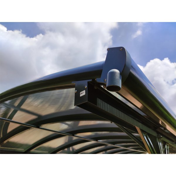 Carport 15 m� | 505 x 303 cm | Enkel biloppstillingsplass, moderne og elegant beskyttelse