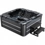 Spabad - Vivid Dreams WiFi - 5-6 personer | Svart utgave | Lyfco
