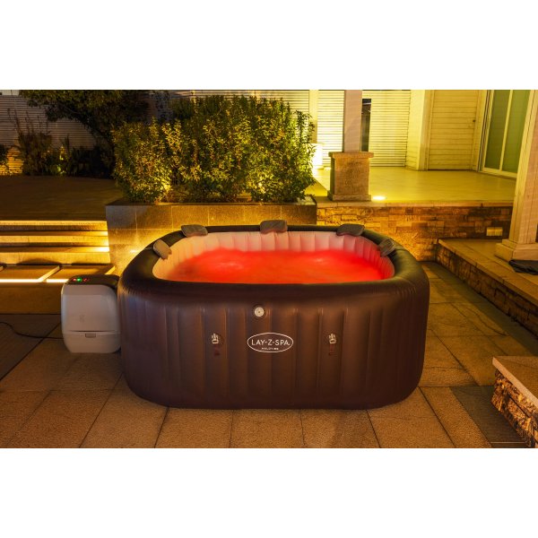 Oppbl�sbart spabad 7 personer | 201 � 201 � 80 cm | Maldives HydroJet PRO | Bestway 6001U