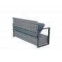 Hagebenk med oppbevaring | 165 cm | Kunstrotting grå | Puter inkludert | Boxvik Hagebenk med oppbevaring | 165 cm | Kunstrotting grå | Puter inkludert | Boxvik