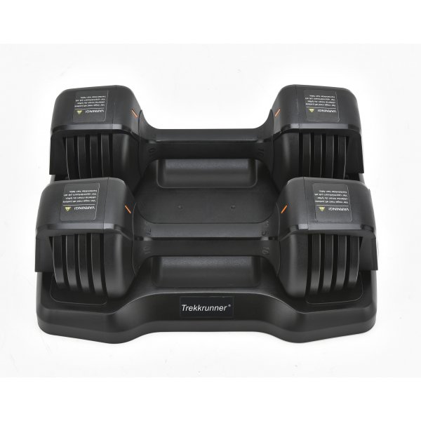 Justerbare hantler 2 x 5,6 kg | Flere vektinnstillinger | Trekkrunner