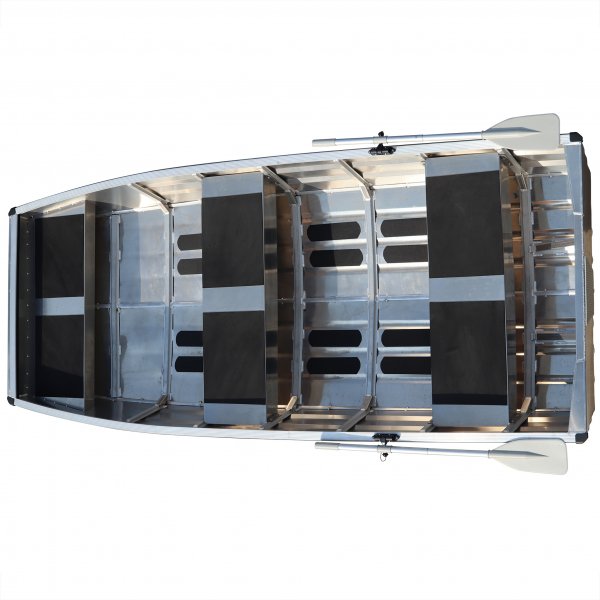 Aluminiumsbt 3,6m for 3 personer | Flatbunnet | 2mm skrogtykkelse | Lyfco