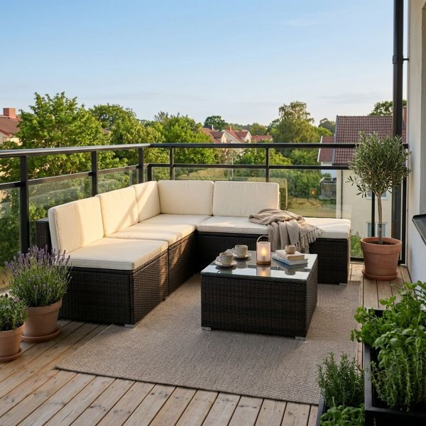 Loungeset i konstrotting - Lyfco Kungshamn