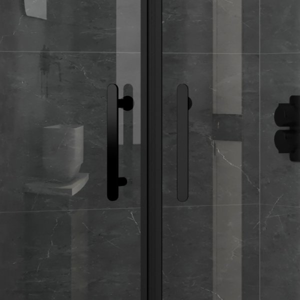 Dusjhjørne | Svart sikkerhetsglass | Cornelia Dusjhjørne | Svart sikkerhetsglass | Cornelia
