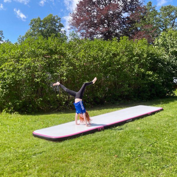 AirTrack | Air Volt Track | Enkel montering og oppbevaring | 5x1 m | Rosa