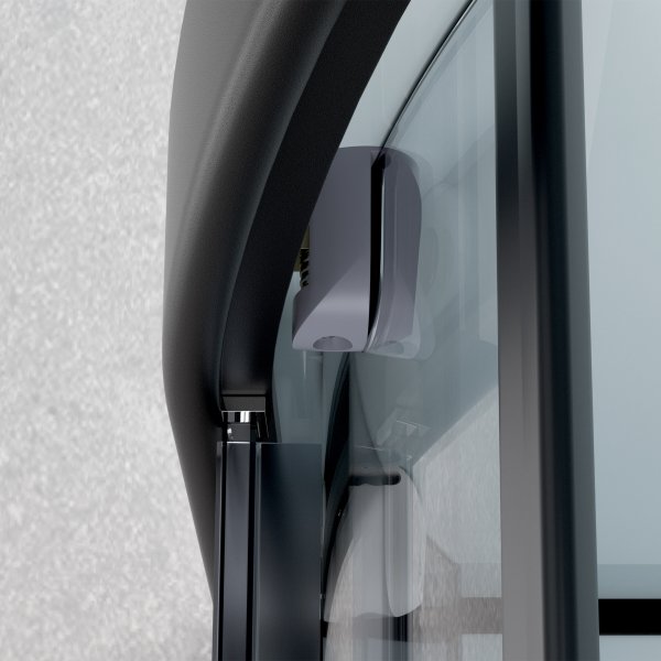 Komplett dusjkabinett - Flere spraymoduser - Regndusj - Sort profil Komplett dusjkabinett - Flere spraymoduser - Regndusj - Sort profil