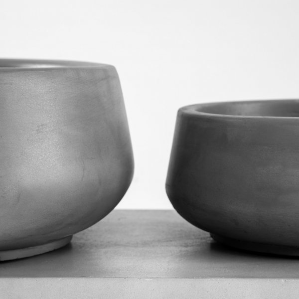 Fiberarmerte utepotter | 3-pakning | Mørk grå Fiberarmerte utepotter | 3-pakning | Mørk grå