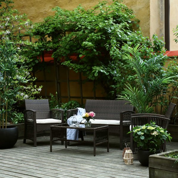 Luksuriøs sofagruppe for balkongen | Lyfco Dalsjö Luksuriøs sofagruppe for balkongen | Lyfco Dalsjö