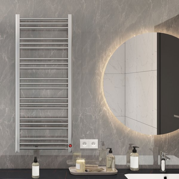 Elektrisk håndklestang 50x120x9cm | Rustfritt stål | OH-011 Elektrisk håndklestang 50x120x9cm | Rustfritt stål | OH-011