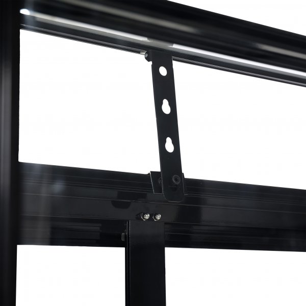 Høyt mini drivhus | 4mm sikkerhetsglass | Svart Høyt mini drivhus | 4mm sikkerhetsglass | Svart