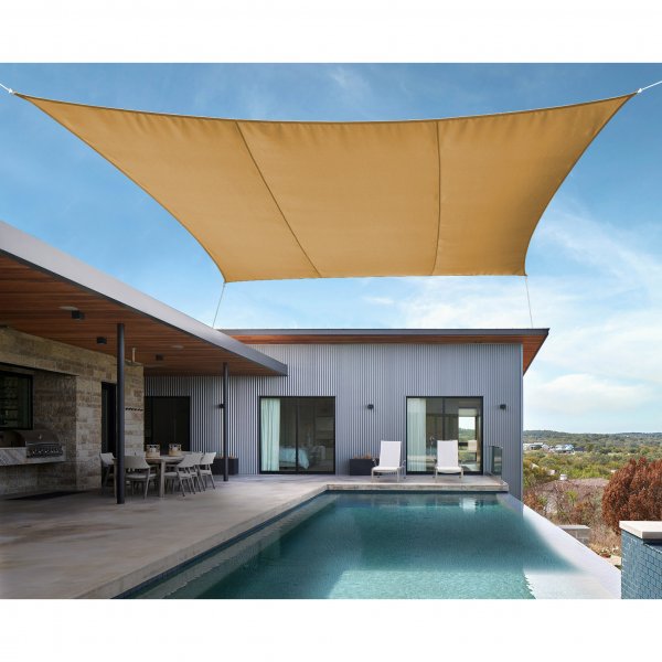 Firkantet solseil - Beige Firkantet solseil - Beige