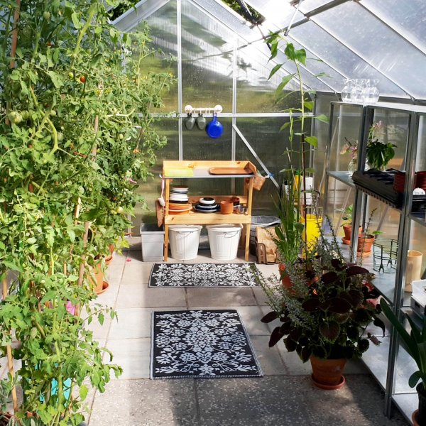 Drivhus 12,4m | Hy dyrkingshyde | 6mm kanal plast