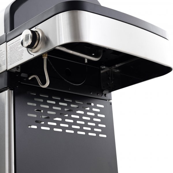 Gasgrill 14,5 kW - 4 rustfrie brennere + 1 sidebrenner - St. Louis Gasgrill 14,5 kW - 4 rustfrie brennere + 1 sidebrenner - St. Louis