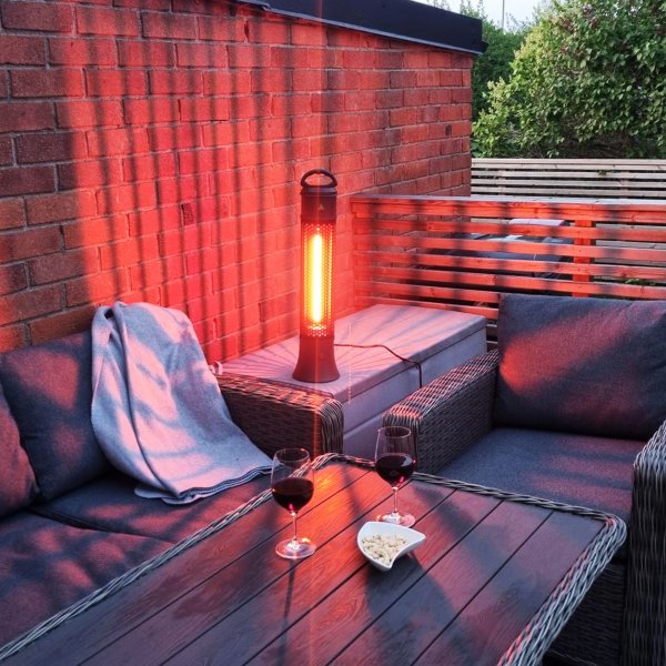 Stående terrassevarmer | 1200W Stående terrassevarmer | 1200W