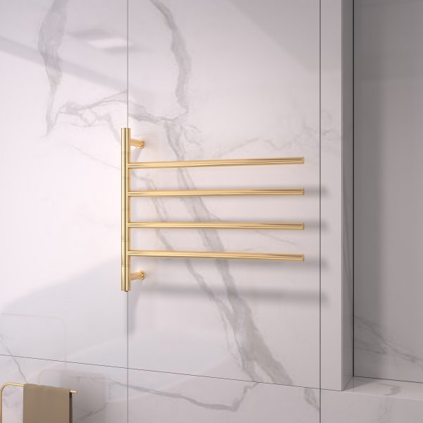 Stor elektrisk håndklestang 63x55x12,5cm | 9007 | Gull Stor elektrisk håndklestang 63x55x12,5cm | 9007 | Gull