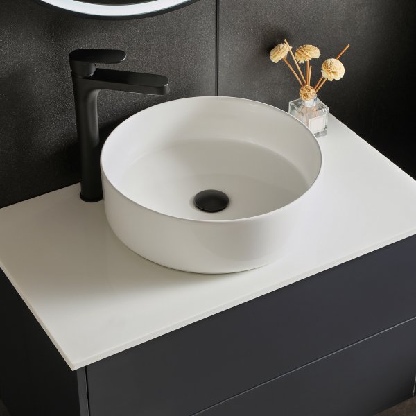 Baderomsmøbler 80cm | Kommode & LED-speil med dimmer | Jomfru Baderomsmøbler 80cm | Kommode & LED-speil med dimmer | Jomfru